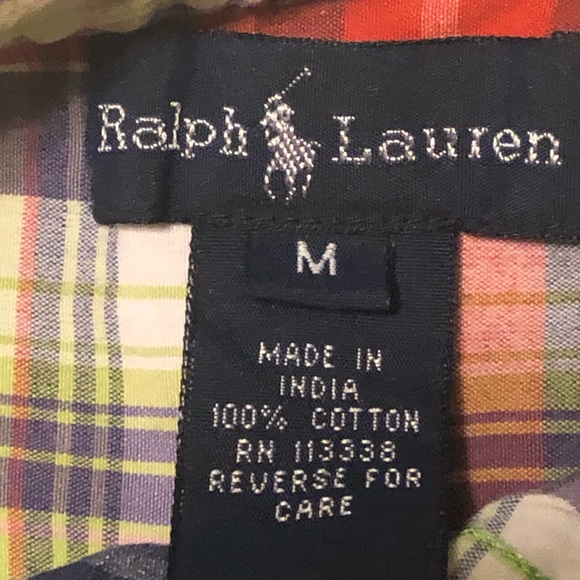 Boys Polo by Ralph Lauren button down. SZ-M - Picture 2 of 2